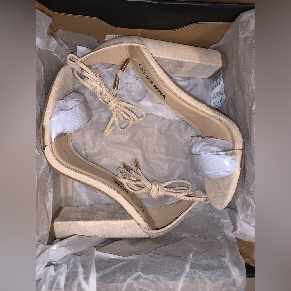 Fashion Nova Nude heels